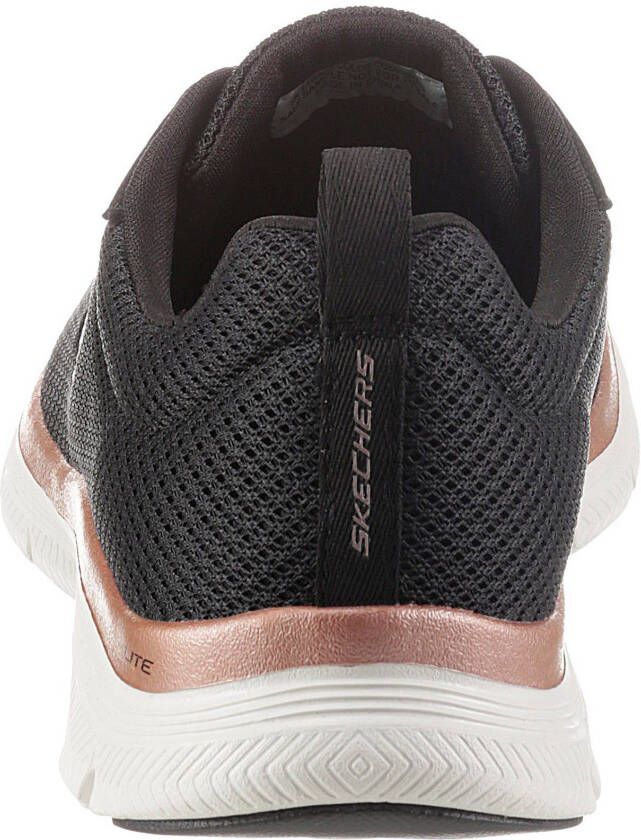 Skechers Sneakers FLEX APPEAL 4.0 BRILLINAT VIEW Vrijetijdsschoen lage schoen veterschoen met Air Cooled Memory Foam