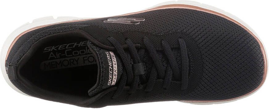 Skechers Sneakers FLEX APPEAL 4.0 BRILLINAT VIEW Vrijetijdsschoen lage schoen veterschoen met Air Cooled Memory Foam