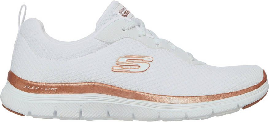 Skechers Sneakers FLEX APPEAL 4.0 BRILLINAT VIEW Vrijetijdsschoen lage schoen veterschoen met Air Cooled Memory Foam