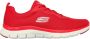 Skechers Flex Appeal 4.0 Brilliant View 149303 RED Vrouwen Rood sneakers - Thumbnail 4