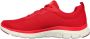 Skechers Flex Appeal 4.0 Brilliant View 149303 RED Vrouwen Rood sneakers - Thumbnail 5