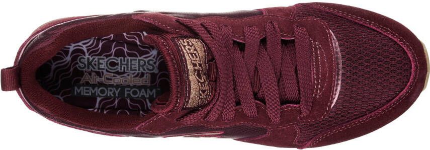 Skechers Sneakers GoldN Gurl Vrijetijdsschoen lage schoen veterschoen met air-cooled memory foam