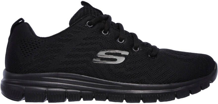 Skechers Sneakers Graceful Get Connected Vrijetijdsschoen lage schoen veterschoen in schoenwijdte G (wijd)
