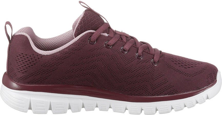 Skechers Sneakers Graceful Get Connected Vrijetijdsschoen lage schoen veterschoen met memory foam