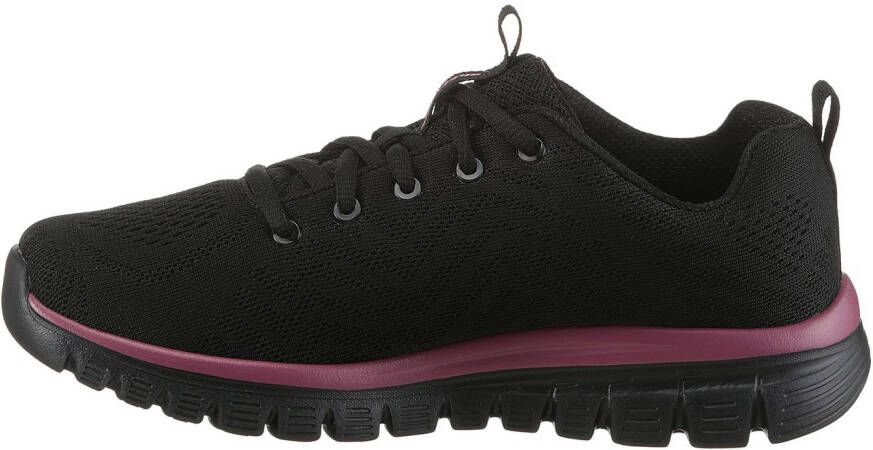 Skechers Sneakers Graceful Get Connected Vrijetijdsschoen lage schoen veterschoen met memory foam