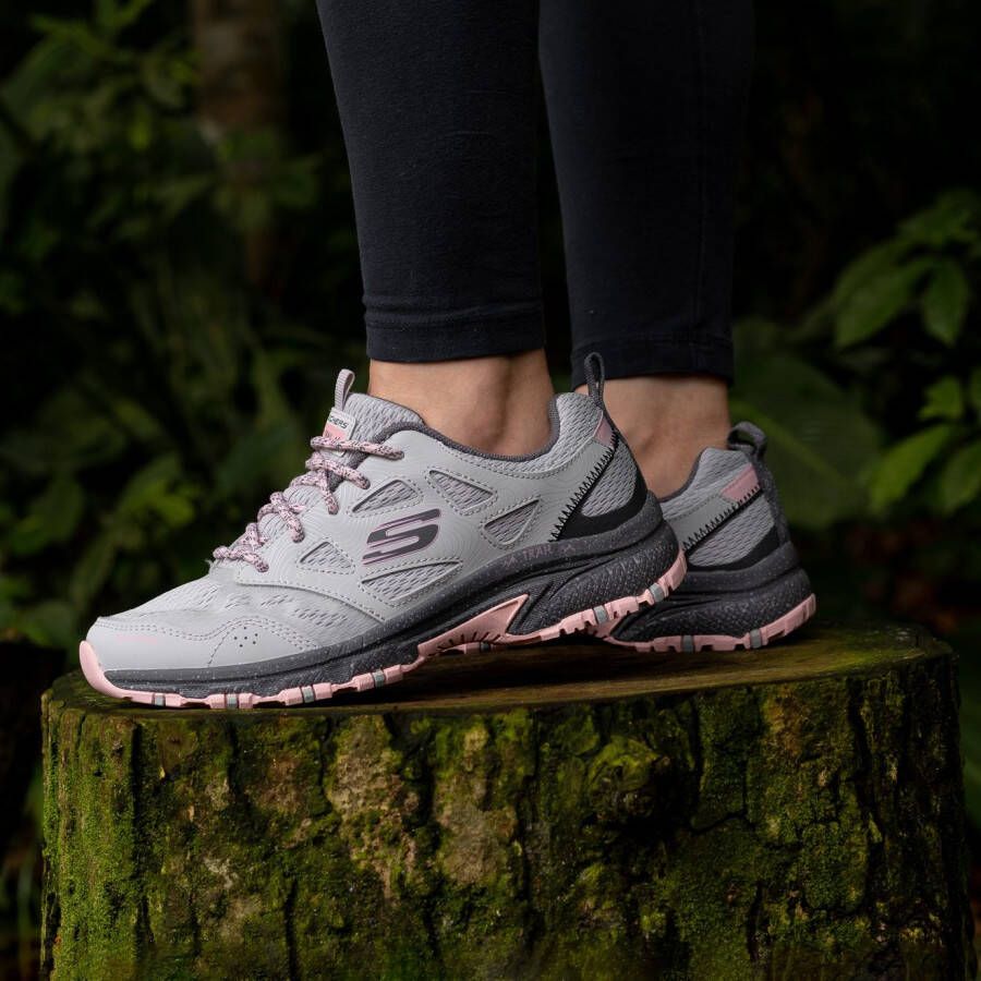 Skechers Sneakers HILLCREST PURE ESCAPADE in materiaalmix vrijetijdsschoen lage schoen veterschoen