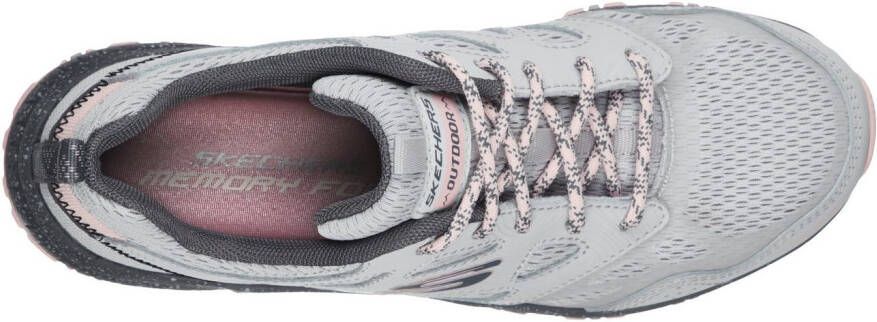 Skechers Sneakers HILLCREST PURE ESCAPADE in materiaalmix vrijetijdsschoen lage schoen veterschoen