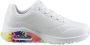 Skechers Dames Uno ÉÉN VOOR STERREN! Sneaker Hollywood 177995 WMLT wit kleurrijk - Thumbnail 6