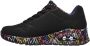 Skechers Sneakers met sleehak UNO-LOVING LOVE Vrijetijdsschoen lage schoen veterschoen met coole graffiti-print - Thumbnail 22