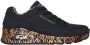 Skechers Sneakers met sleehak UNO-LOVING LOVE Vrijetijdsschoen lage schoen veterschoen met coole graffiti-print - Thumbnail 12