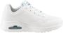 Skechers Sneakers met sleehak UNO-SPREAD THE LOVE Vrijetijdsschoen lage schoen veterschoen met coole graffiti-print - Thumbnail 9