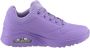 Skechers Sneakers met sleehak UNO-SPREAD THE LOVE Vrijetijdsschoen lage schoen veterschoen met coole graffiti-print - Thumbnail 6