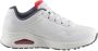 Skechers Sneakers met sleehak Uno Stand on Air Vrijetijdsschoen lage schoen veterschoen met fijne perforatie - Thumbnail 66
