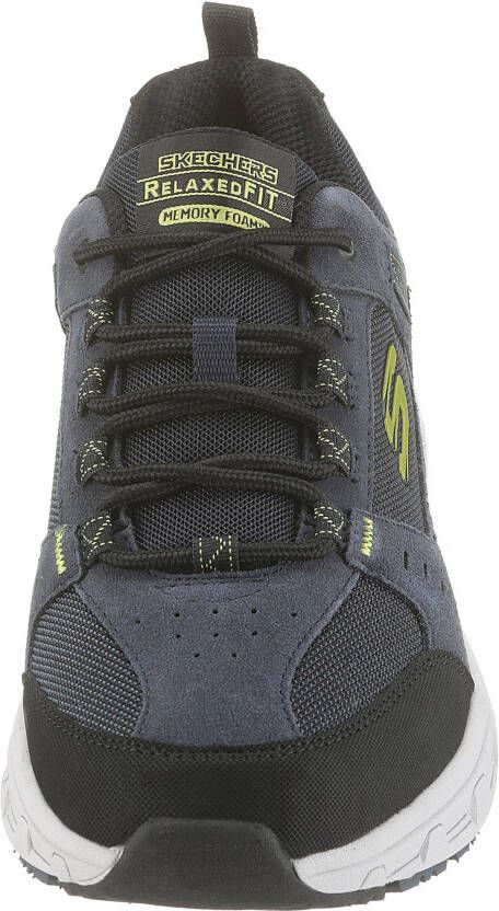 Skechers Sneakers Oak Canyon met memory foam-uitrusting vrijetijdsschoen lage schoen veterschoen