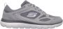 Skechers Summits-South Rim 52812-GRY Mannen Grijs Trainingschoenen - Thumbnail 6