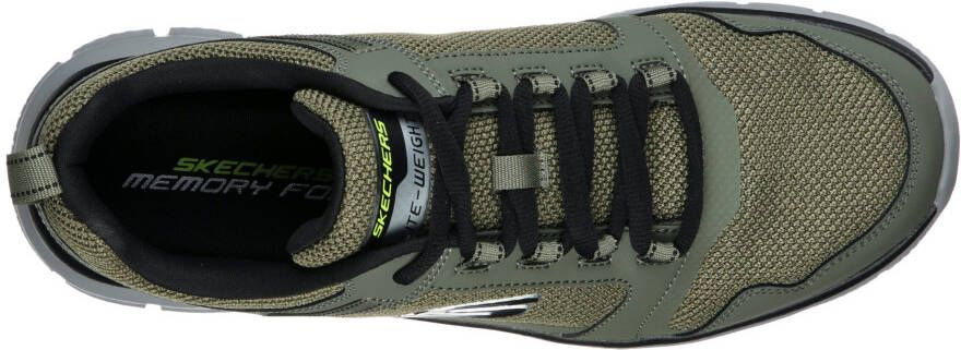 Skechers Sneakers TRACK-KNOCKHILL met gepolsterde binnenzool vrijetijdsschoen lage schoen veterschoen