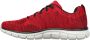 Skechers Track Front Runner 232298-RDBK Mannen Rood Trainingschoenen - Thumbnail 9