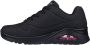 Skechers Sneakers UNO DRIPPING IN LOVE met hart-graffiti-print vrijetijdsschoen lage schoen veterschoen - Thumbnail 10