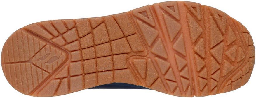 Skechers Sneakers UNO GOLDEN AIR Vrijetijdsschoen lage schoen veterschoen met metallic inzet