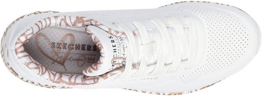 Skechers Sneakers UNO LOVING LOVE Vrijetijdsschoen lage schoen veterschoen met luchtkamerzool