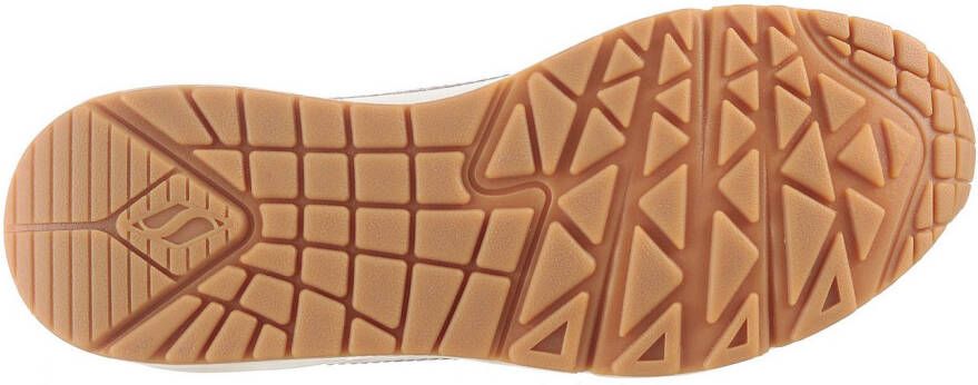 Skechers Sneakers UNO-LUXURIOUS STITCHES wedge sneaker plateau sneaker met skech-air functie
