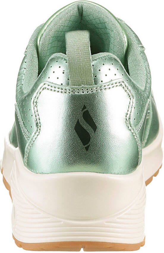 Skechers Sneakers Uno Metallixs sleesneaker plateausneaker veterschoen lage schoen in metallic-look