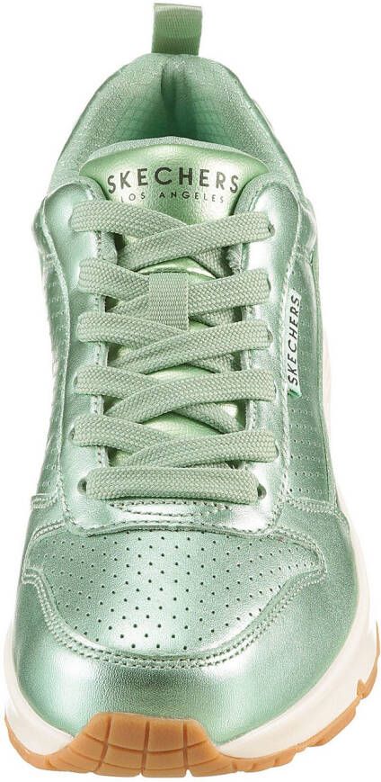 Skechers Sneakers Uno Metallixs sleesneaker plateausneaker veterschoen lage schoen in metallic-look