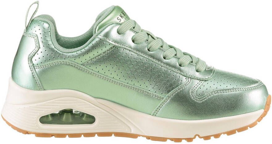 Skechers Sneakers Uno Metallixs sleesneaker plateausneaker veterschoen lage schoen in metallic-look