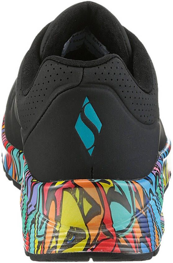 Skechers Sneakers Uno Plateausneaker veterschoen met sleehak