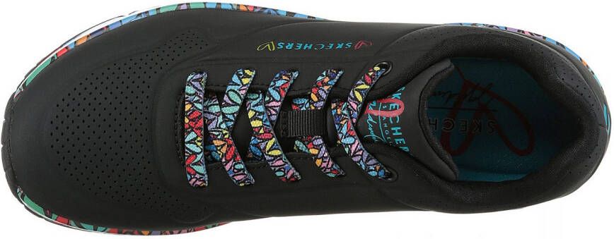 Skechers Sneakers Uno Plateausneaker veterschoen met sleehak