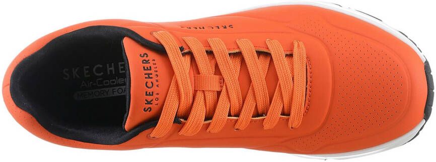 Skechers Sneakers Uno Stand on Air Vrijetijdsschoen lage schoen veterschoen met air-cooled memory foam