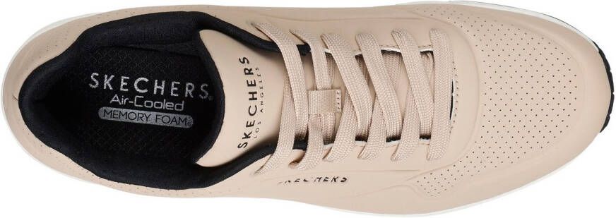 Skechers Sneakers Uno Stand on Air Vrijetijdsschoen lage schoen veterschoen met air-cooled memory foam