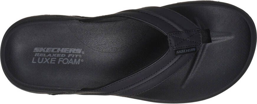 Skechers Teenslippers PATINO-MARLEE zomerschoen slippers poolslides zwemschip met zachte tussenstuk voor de tenen