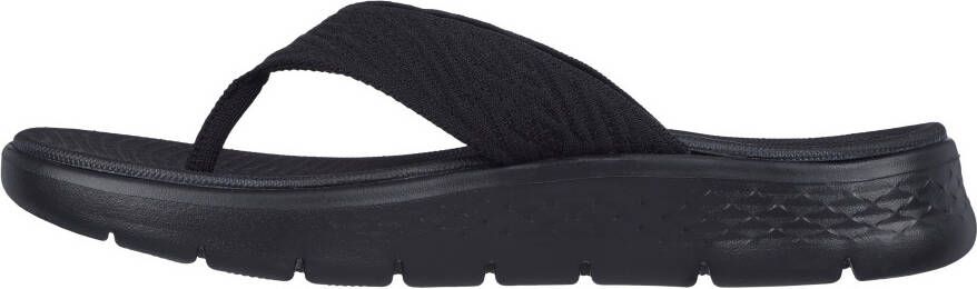 Skechers Teenslippers GO WALK FLEX SANDAL-SPLENDOR-X zomerschoen slippers poolslides met goga mat voetbed
