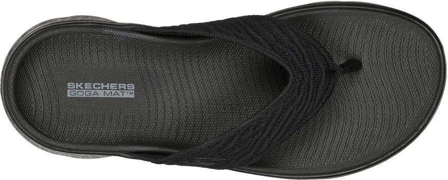 Skechers Teenslippers GO WALK FLEX SANDAL-SPLENDOR-X zomerschoen slippers poolslides met goga mat voetbed
