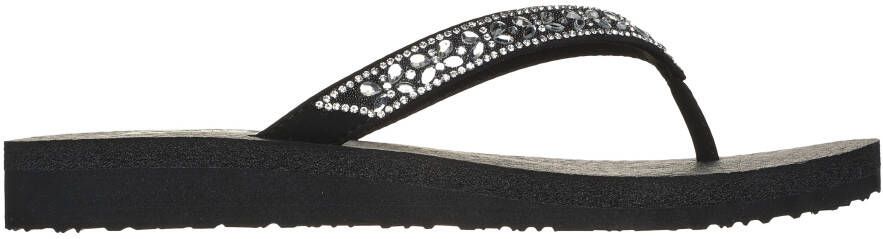 Skechers Meditation Butterfly Garden Dames Slippers Zwart - Foto 6