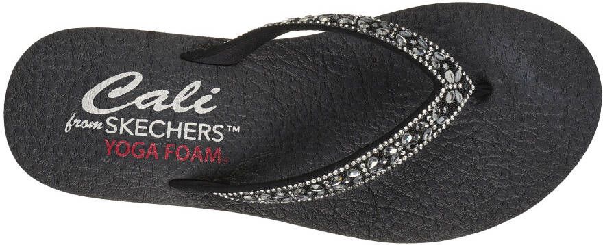 Skechers Meditation Butterfly Garden Dames Slippers Zwart - Foto 7