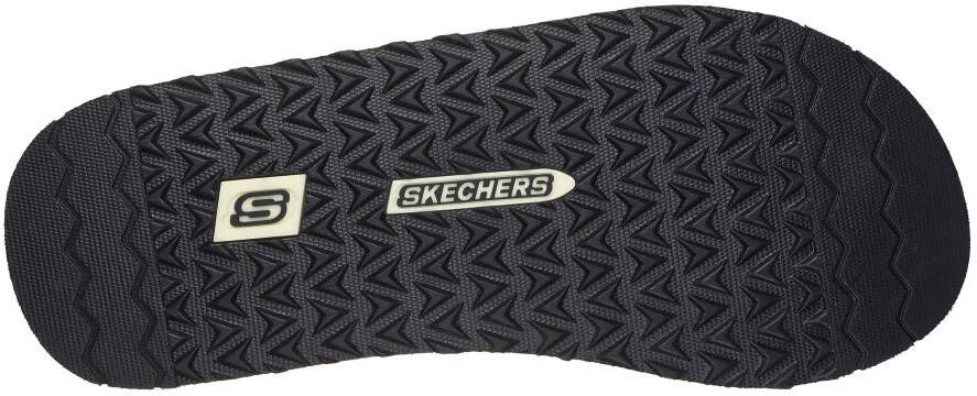 Skechers Teenslippers TANTRIC-FRITZ zomerschoen slippers badschoen zwemschip met zachte tussenstuk voor de tenen