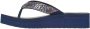 Skechers Vinyasa Wild Daisies Dames Slippers Navy - Thumbnail 5