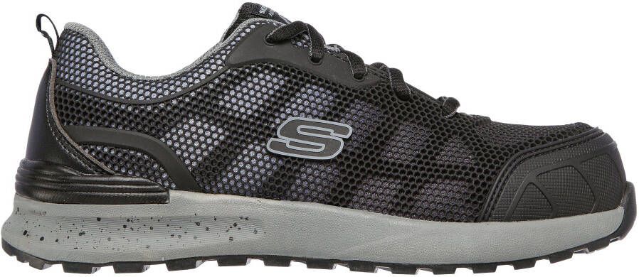 Skechers Veiligheidsschoenen BULKLIN-LYNDALE antislip sterk geprofileerde rubberen loopzool en iso 20345:2011