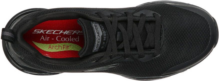Skechers Werkschoenen ARCH FIT SR Veterschoen voor de horeca onderhoud met slipvaste zool
