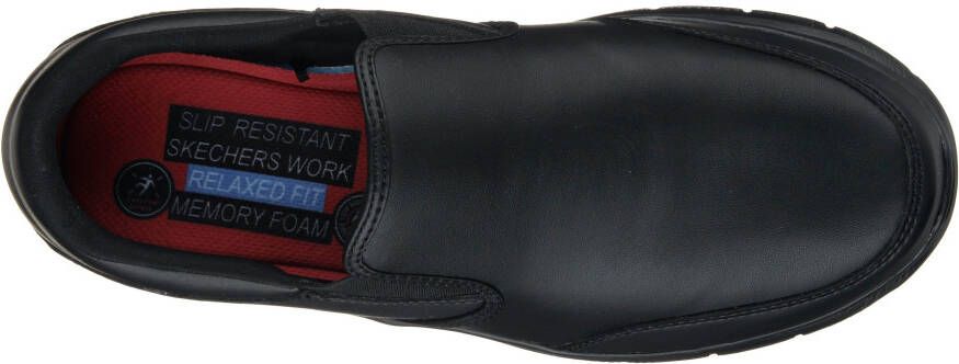 Skechers Werkschoenen FLEX ADVANTAGE SR Slipper voor horeca zorg ziekenhuis met stretchinzet