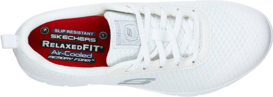 Skechers Werkschoenen Ghenter-Bronaugh veterschoenen Veterschoen voor de horeca met memory foam binnenzool