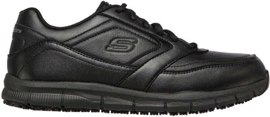 Skechers Werkschoenen Nampa Veterschoen voor de horeca met antislipzool