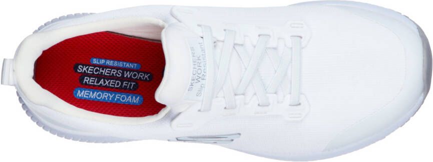 Skechers Werkschoenen SQUAD SR sneakers voor horeca & zorg met gepolsterde schacht