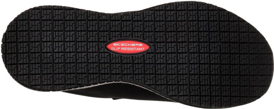 Skechers Werkschoenen SQUAD SR sneakers voor horeca & zorg met gepolsterde schacht
