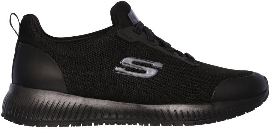 Skechers Werkschoenen SQUAD SR sneakers voor horeca & zorg met gepolsterde schacht