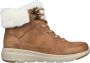 Skechers Glacial Ultra Cozyly Veterboot Vrouwen Bruin Cognac - Thumbnail 61