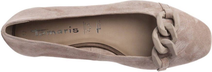 Tamaris Ballerina's met modieuze sierketting
