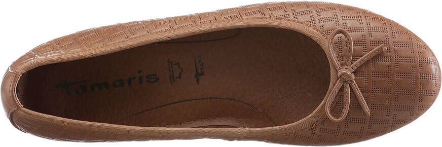 Tamaris Ballerina's met gestempeld logo all-over